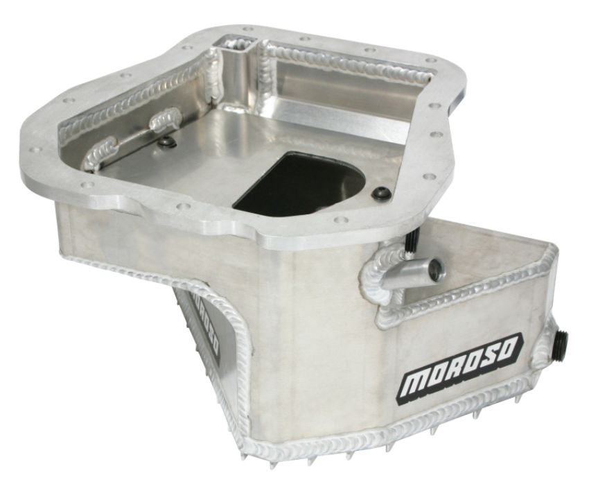 Moroso 20965 Subaru EJ20/EJ22/EJ25 Road Race Baffled Wet Sump 5qt .125in Thick Aluminum Oil Pan