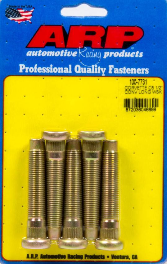 ARP ARP100-7731 Wheel Stud Kit 5pk C5 Corvette 1/2-20 Conv.