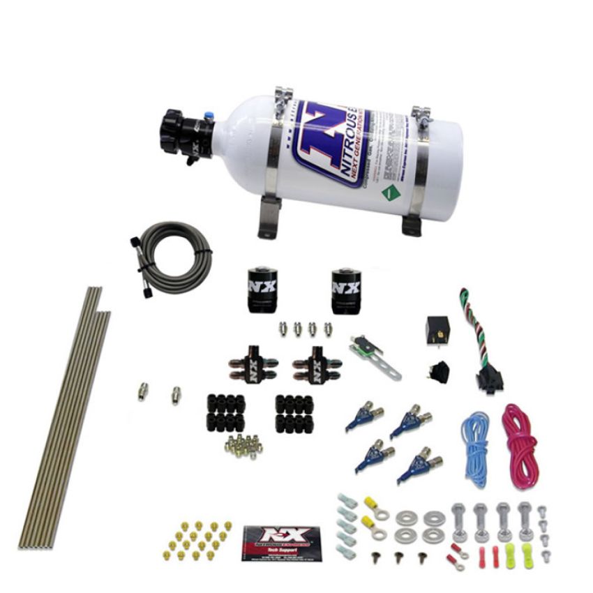 Nitrous Express 80004-05 4-CYL GAS (100-150-200-250HP) WITH 5LB BOTTLE