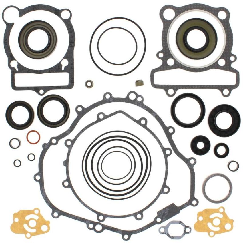 Vertex Pistons 811882 Vertex Gaskets 07-11 Yamaha YFM350 Grizzly IRS Complete Gasket Kit w/ Oil Seals