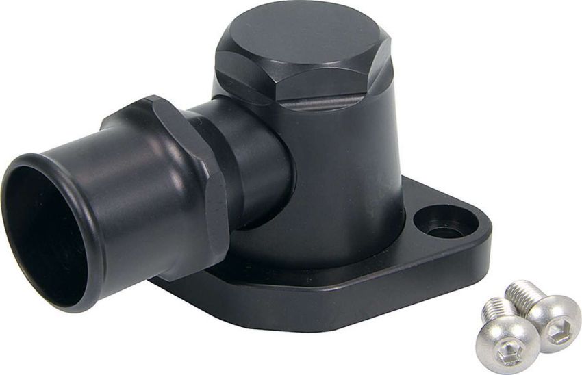 ALLSTAR PERFORMANCE ALL30370 Billet Water Neck 1-1/2in Black