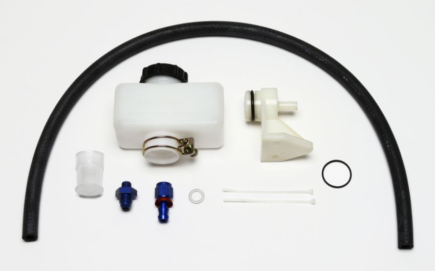 Wilwood 260-8742 Reservoir Kit Compact Remote M/C w/ Fittings 10.7 oz. Res.