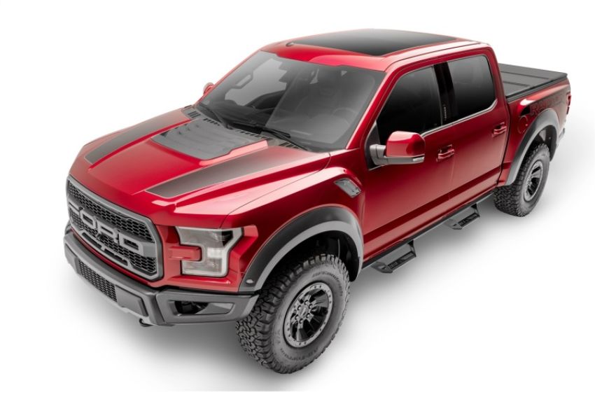 N-Fab PRF1590CC-TX Predator Pro Step System 15-17 Ford F-150 / Raptor SuperCrew - Tex. Black