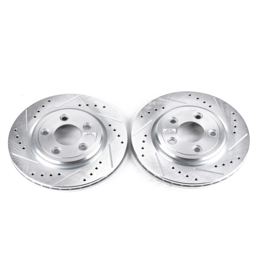 PowerStop AR8162XPR PowerStop Evolution Performance Drilled, Slotted & Plated Brake Rotor Pair