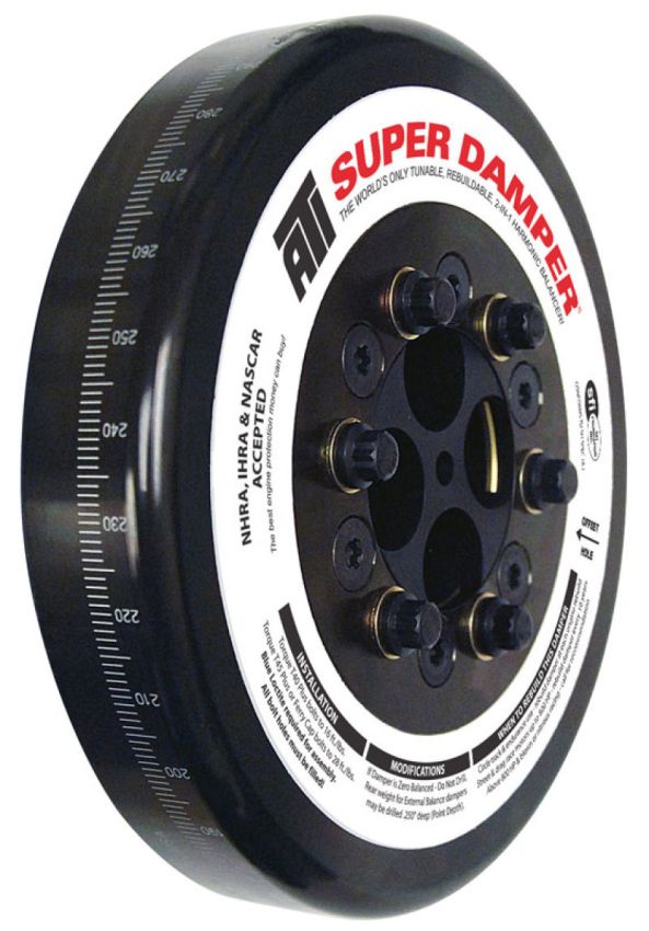 ATI ATI917365C Damper - 8.074in - Steel - Cummins - 4BT -6BT - Competition Only - 3 Ring Hvy - Diesel