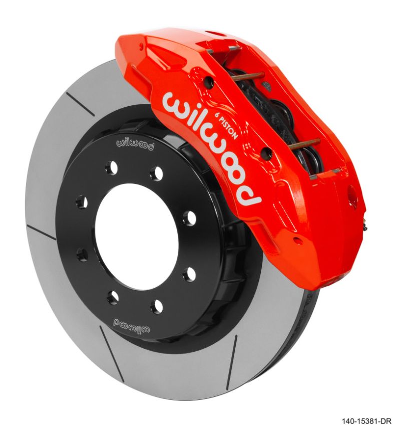 Wilwood 140-15381-R TX6R Front Kit 16.00in Red w/Lines 2014+ Ram 2500/3500 2WD/4WD