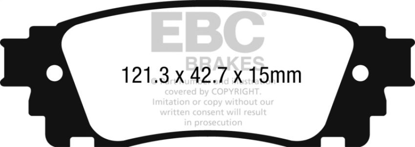 EBC Brakes DP32262C Redstuff Ceramic Low Dust Brake Pads