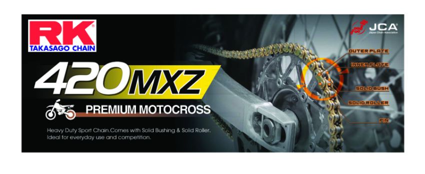 RK Chain 420MXZ-126 420MXZ-126 - Natural