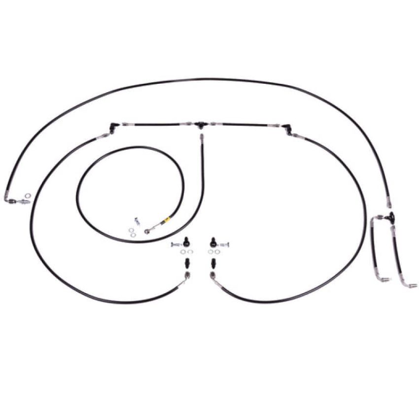 Chase Bays CB-CC-OEMC/HB Chevrolet Corvette C5/C6 Inline/Pass-Thru OE MC & Brake Lines Hydro Handbrake Line Kit