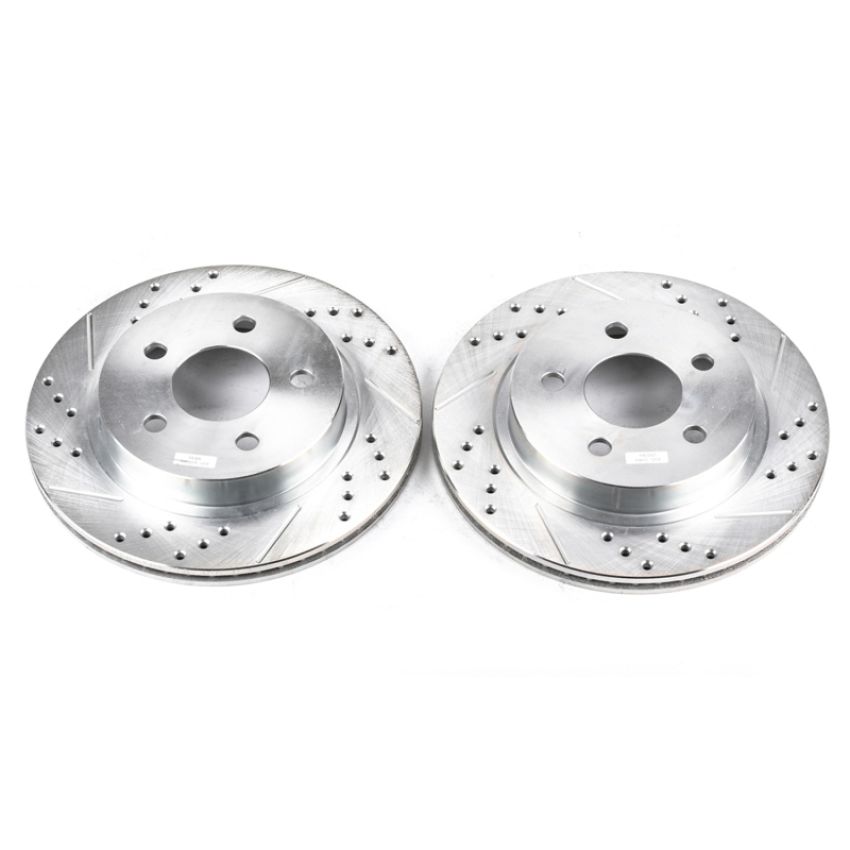 PowerStop AR8249XPR PowerStop Evolution Performance Drilled, Slotted & Plated Brake Rotor Pair