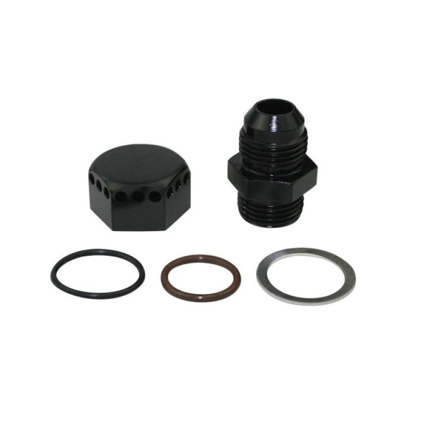 MOROSO MOR22627 Positive Seal Vented Fitting 8an - Black