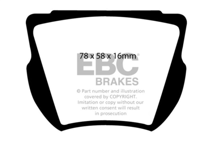 EBC Brakes DP2134 Greenstuff 2000 Series Sport Brake Pads