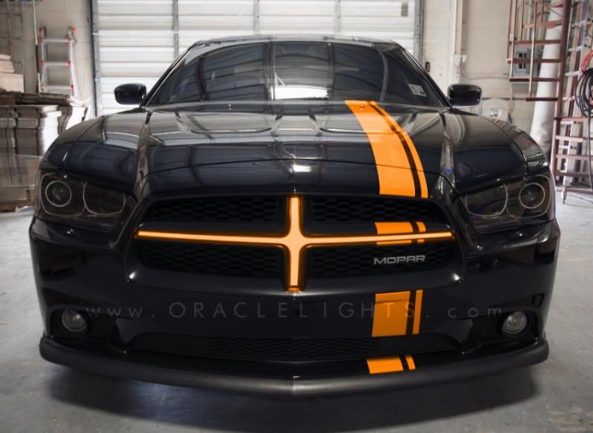 Oracle Lighting 5300-005 Amber Illuminated Grill Crosshairs