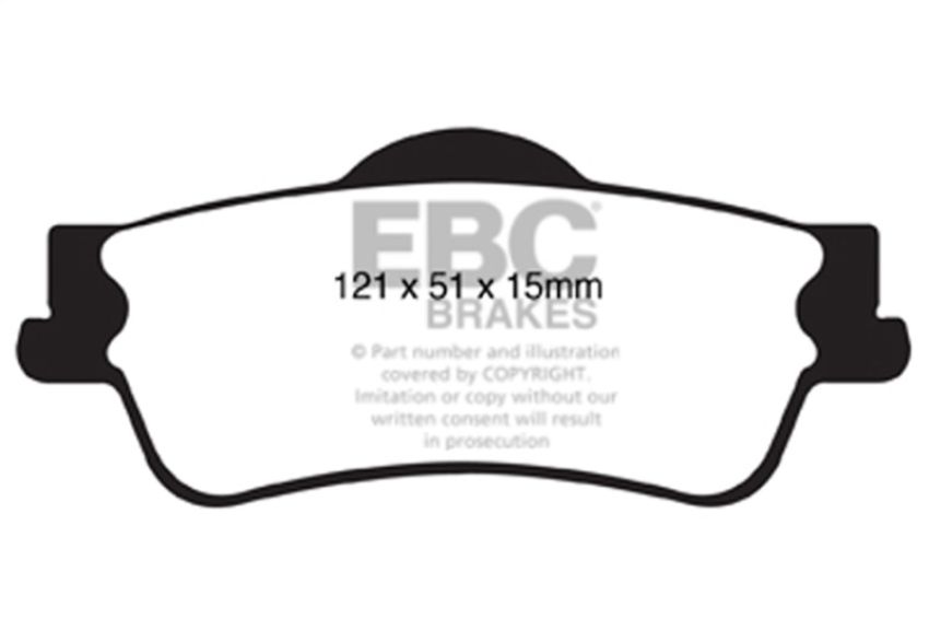 EBC Brakes DP31834C Redstuff Ceramic Low Dust Brake Pads