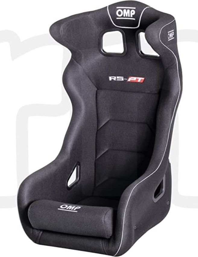 OMP RACING, INC. OMPHA0-0762-B01-071 RS-PT2 Fiberglass Seat Black