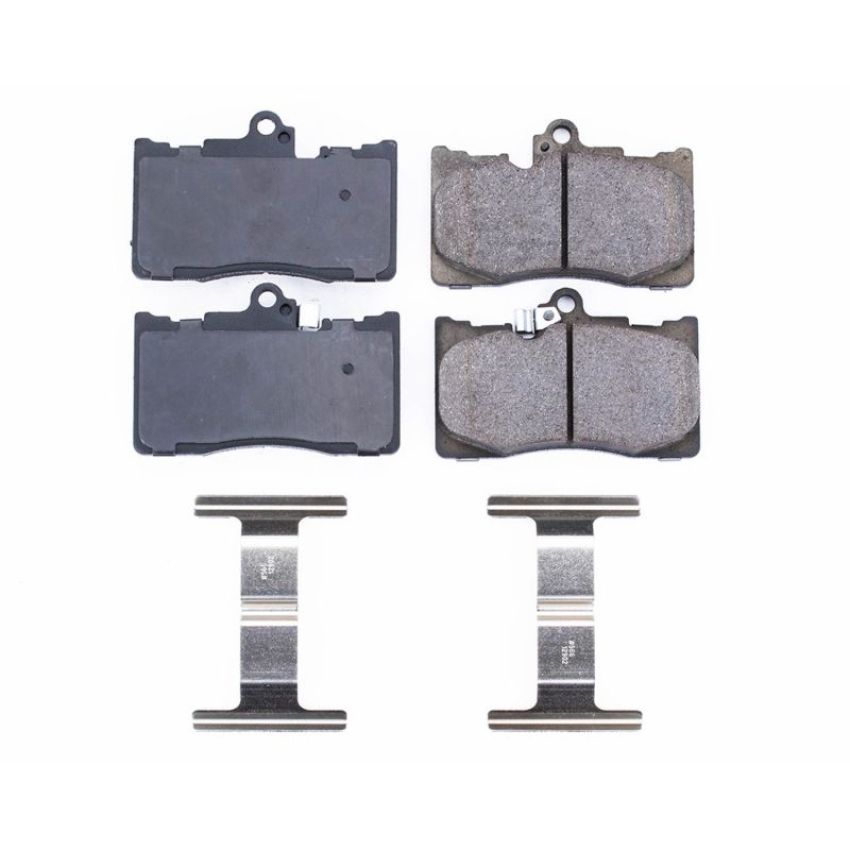 PowerStop 17-1118 PowerStop - Z17 Low-Dust Ceramic Brake Pads with Hardware