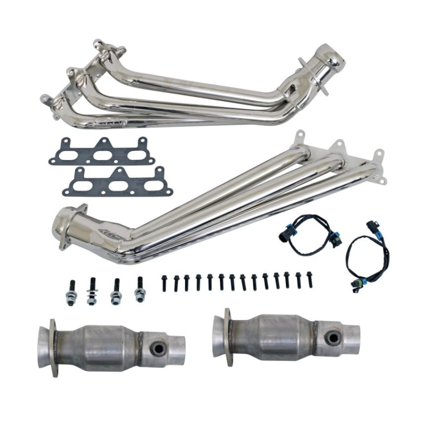 BBK Performance Parts 4041 2010-2011 CAMARO V6 1-5/8 LONG TUBE HEADERS W/CATS (TITANIUM CERAMIC)