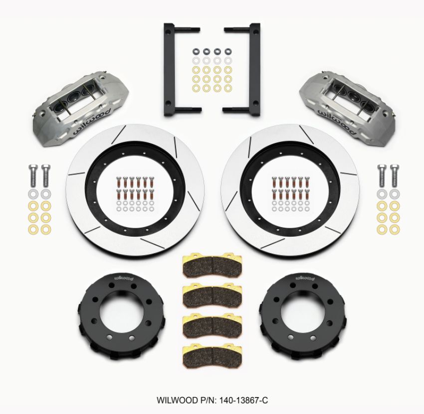 Wilwood 140-13867-C TX6R Front Kit 16.00in Clear Ano 2005-2012 Ford F250/F350 4WD