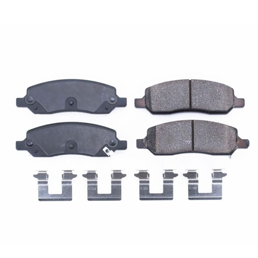 PowerStop 17-1172 PowerStop - Z17 Low-Dust Ceramic Brake Pads with Hardware