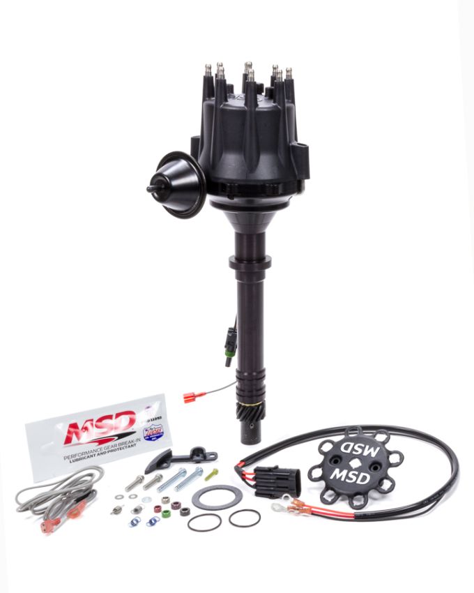 MSD IGNITION MSD83603 Chevy V8  Billet RTR Distributor - Black