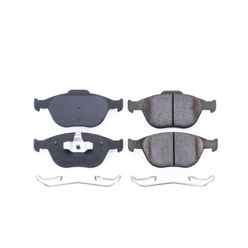 PowerStop 17-970 PowerStop - Z17 Low-Dust Ceramic Brake Pads with Hardware