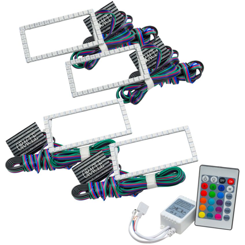 Oracle Lighting 3957-504 ColorSHIFT(tm) Projector Headlight Halo Kit, ColorSHIFT(tm) - Simple
