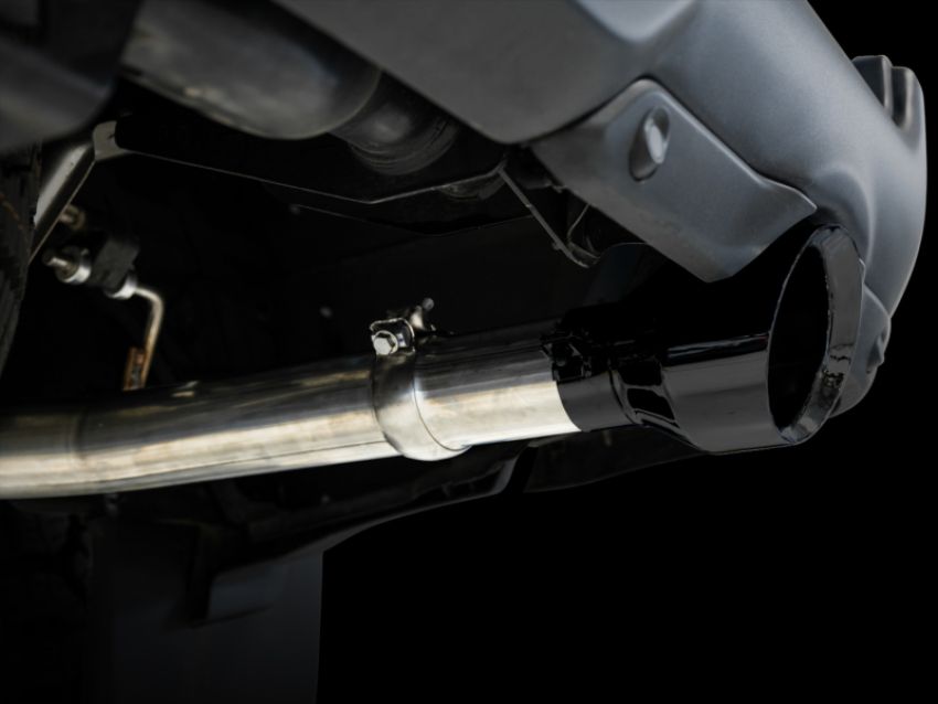 AWE Tuning 3015-33004 09-18 RAM 1500 5.7L (w/Cutouts) 0FG Dual Rear Exit Cat-Back Exhaust - Diamond Black Tips