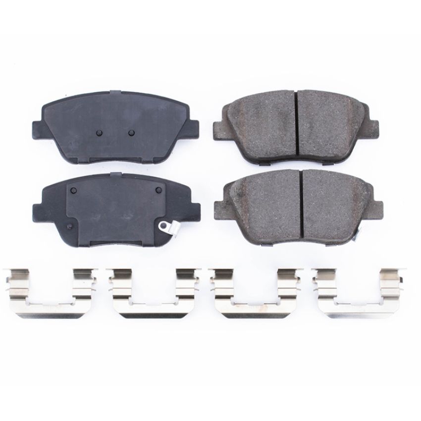 PowerStop 17-1444 PowerStop - Z17 Low-Dust Ceramic Brake Pads with Hardware
