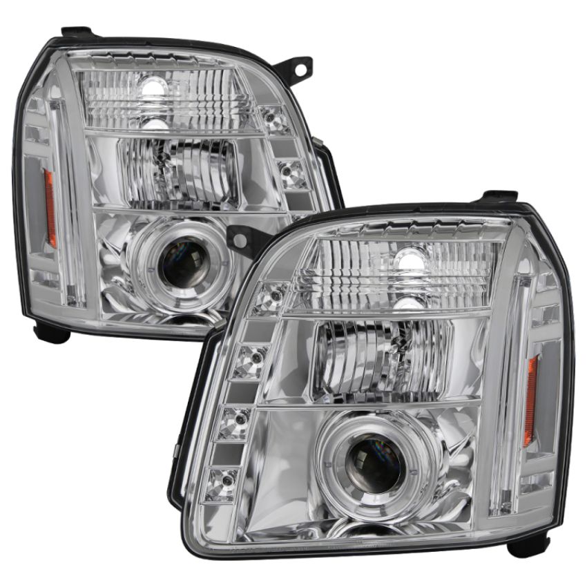 SPYDER 5029324 Projector Headlights - LED Halo - Chrome