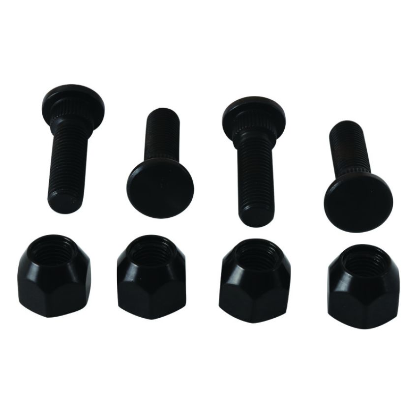 QuadBoss 608240 99-04 Yamaha YFM250 Bear Tracker Front Wheel Stud & Nut Kit