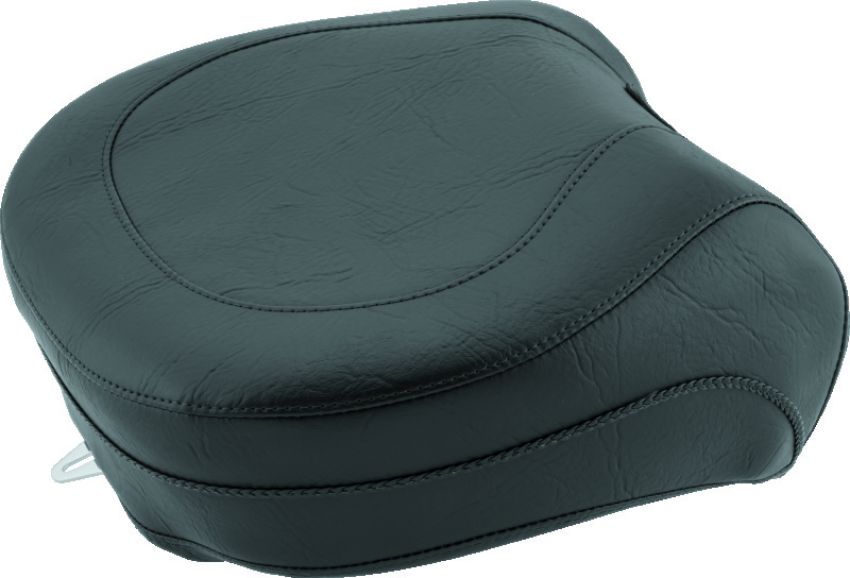 Mustang Motorcycle 79134 Mustang 84-06 Harley Standard Rear Tire Wide,84-99 Softail Touring Recessed Passenger Seat - Black