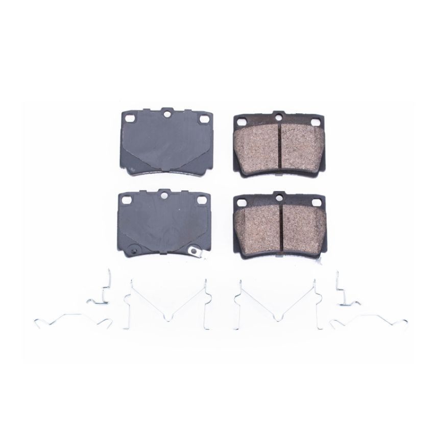 PowerStop 17-733 PowerStop - Z17 Low-Dust Ceramic Brake Pads with Hardware