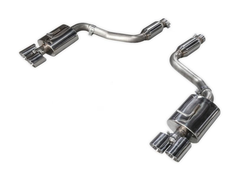 AWE Tuning 3015-42060 Panamera 2/4 Touring Edition Exhaust (2011-2013) - w/Chrome Silver Tips