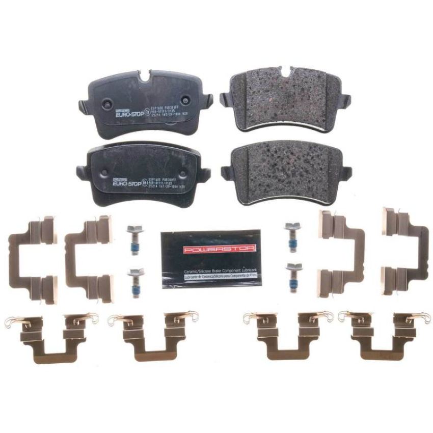 PowerStop ESP1600 EuroStop ECE-R90 Certified Brake Pad Set