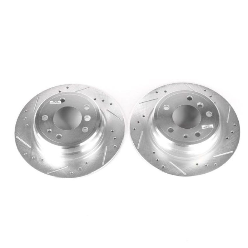 PowerStop EBR289XPR PowerStop Evolution Performance Drilled, Slotted & Plated Brake Rotor Pair