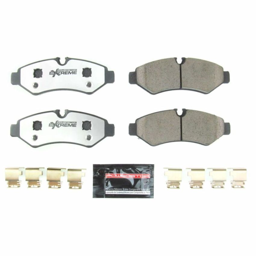 PowerStop Z36-2201 PowerStop - Z36 Truck and SUV Carbon-Fiber Ceramic Brake Pads with Hardware Kit