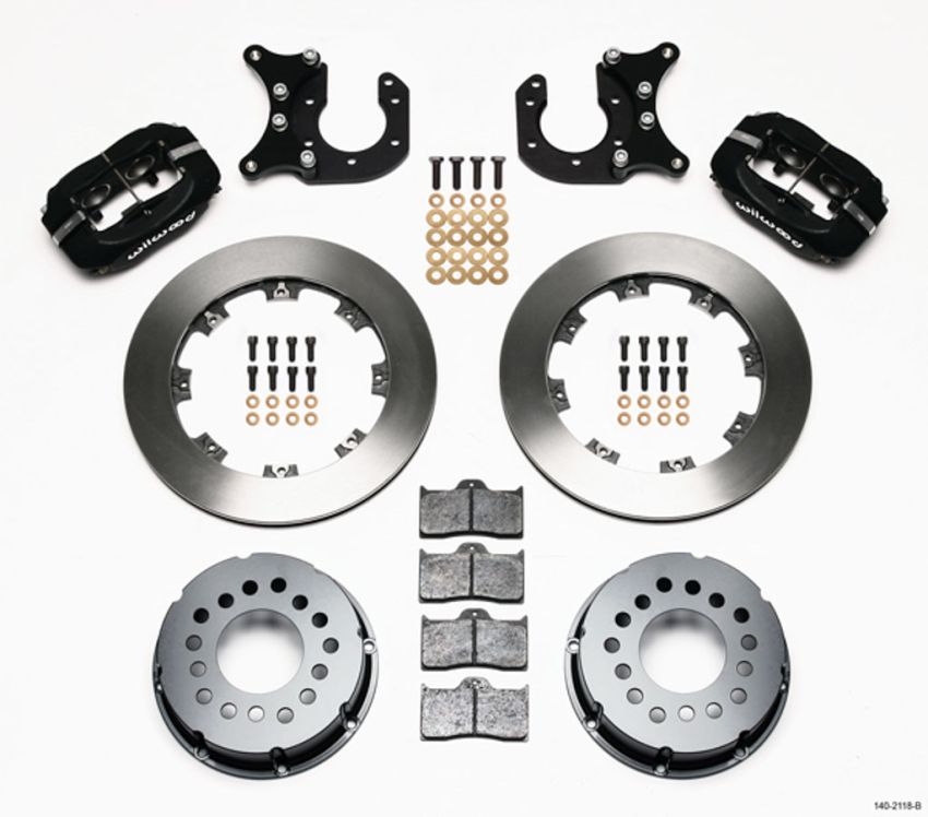 Wilwood 140-2118-B Forged Dynalite P/S Rear Kit New Big Ford 2.50in Offset