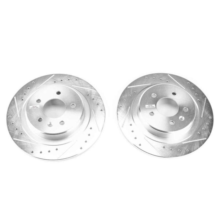PowerStop AR82196XPR PowerStop Evolution Performance Drilled, Slotted & Plated Brake Rotor Pair