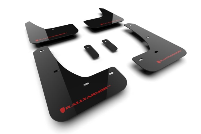 Rally Armor MF122-UR-BLK-RD Black Mud Flap/Red Logo