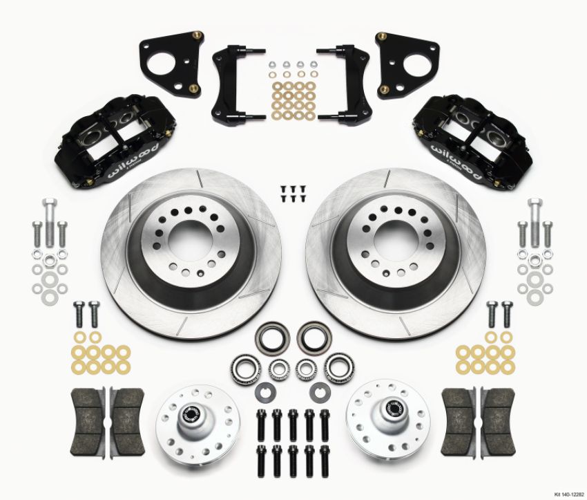 Wilwood 140-12282 Narrow Superlite 6R Front Hub & 1PC Rtr Kit 12.88in 62-72 CDP B & E Body-Drum