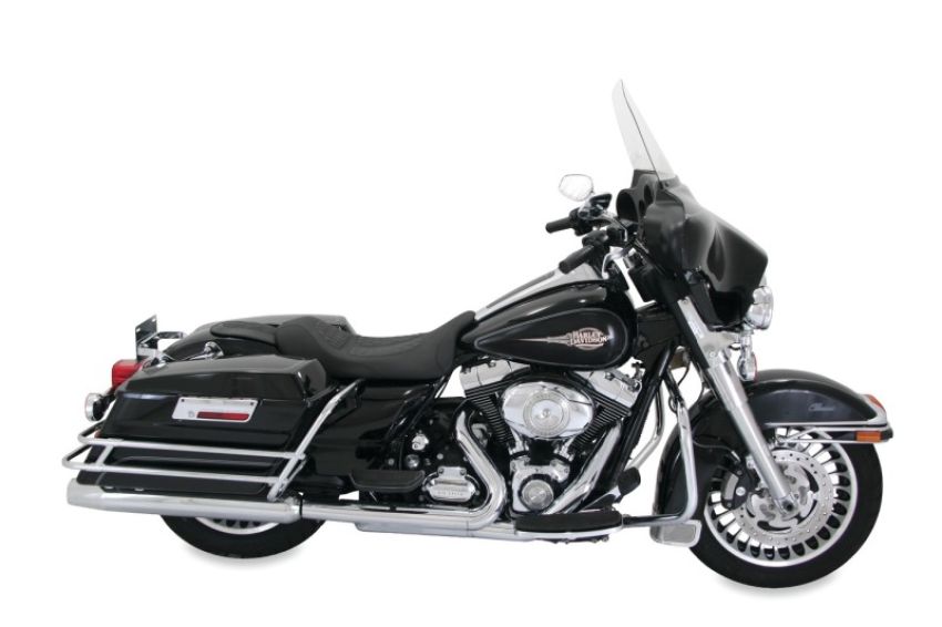 Mustang Motorcycle 78151 Mustang 08-21 Harley Electra Glide Std,Rd Glide Rd King,Str Glide Fender Bib Diamond Stitch - Black