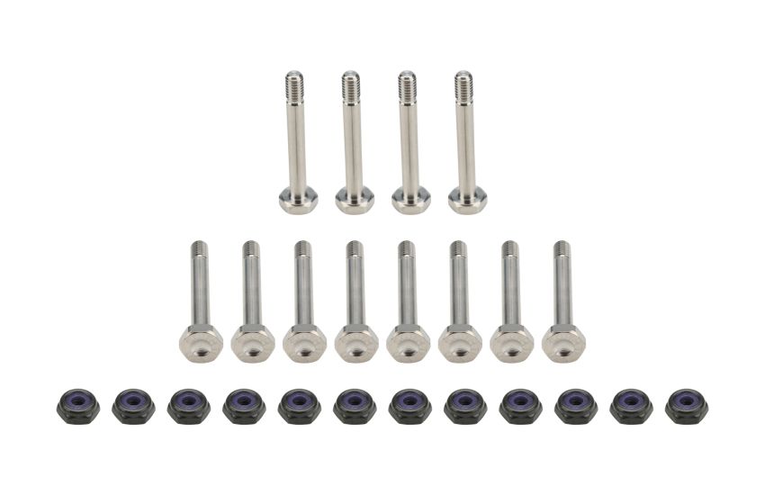ALLSTAR PERFORMANCE ALL17016 Nerf Bar and Bumper Kit Titanium