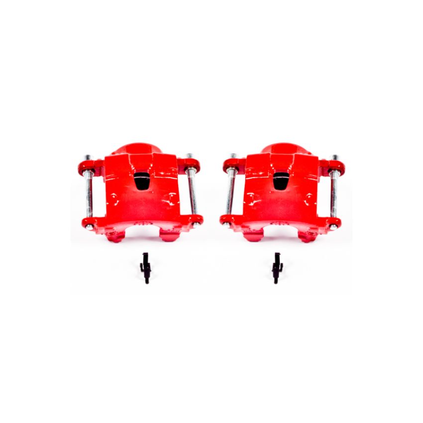 PowerStop S4071 Red Powder Coated Calipers