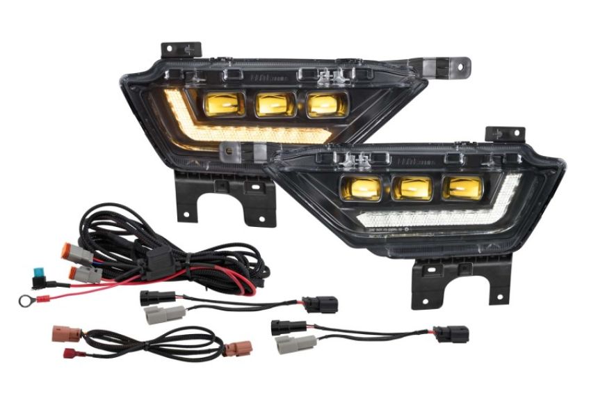 Diode Dynamics DD5170 21-23 Ford F-150 Elite Fog Lamps - Yellow