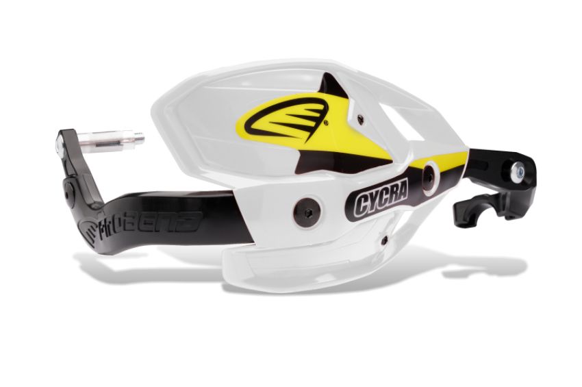 Cycra Probend Ultra w/HCM Clamp 7/8 in. White