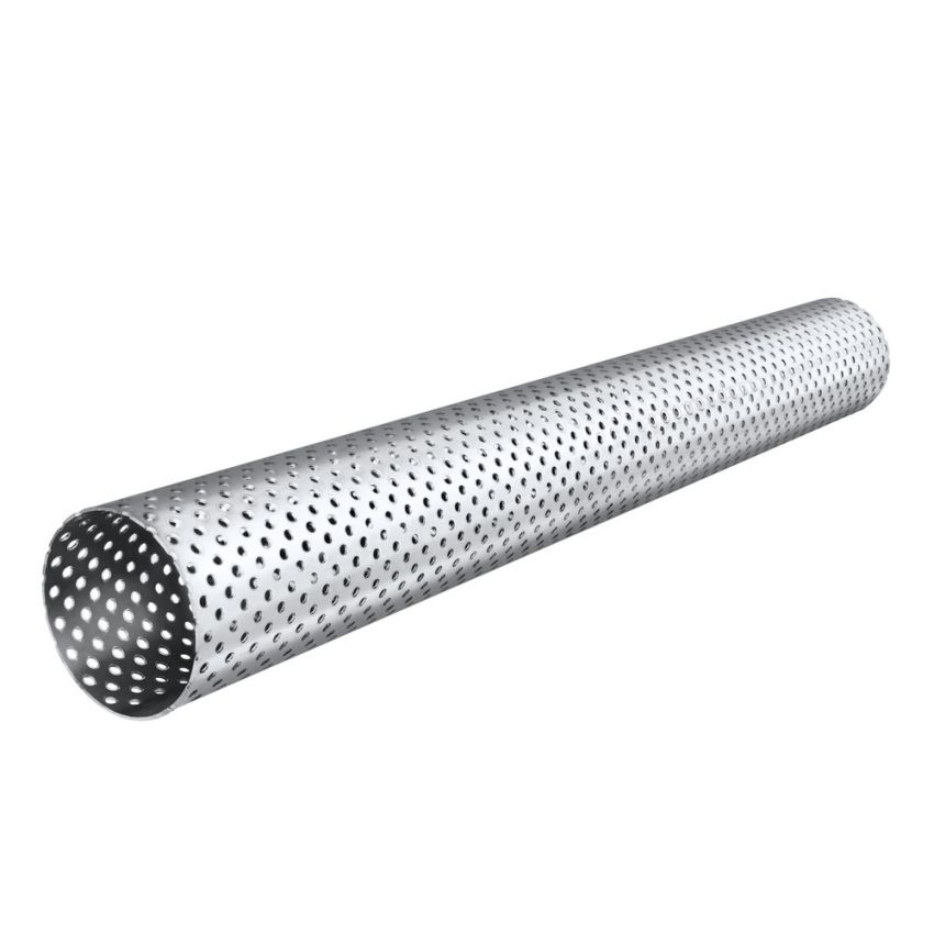 FORTLUFT 4401302 Perforated Exhaust Pipe 2.50'' Stainless Steel