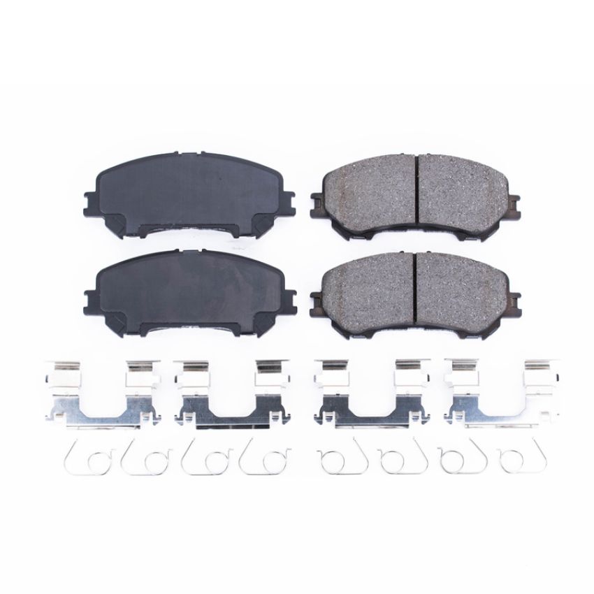 PowerStop 17-1737 PowerStop - Z17 Low-Dust Ceramic Brake Pads with Hardware