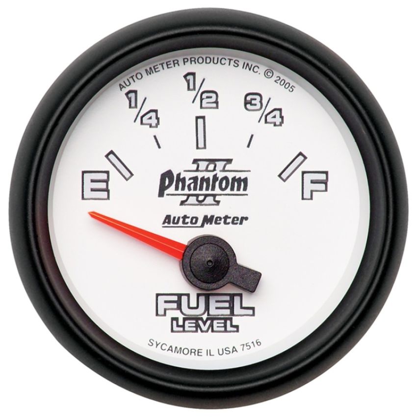 AutoMeter 7516 GAUGE, FUEL LEVEL, 2 1/16