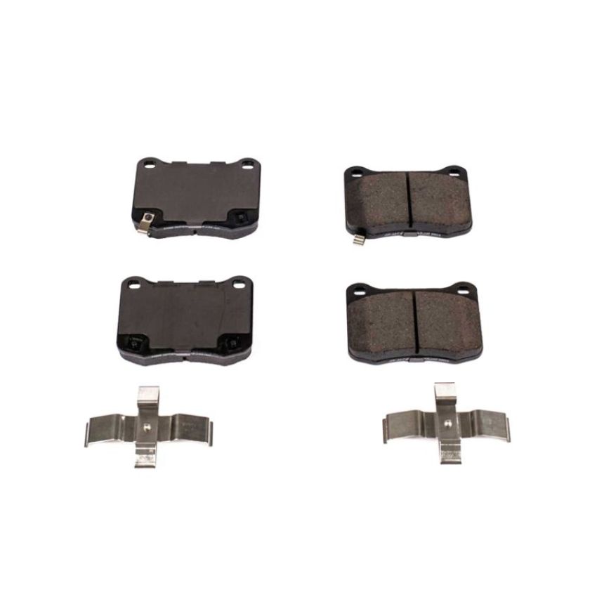 PowerStop 17-1366 PowerStop - Z17 Low-Dust Ceramic Brake Pads with Hardware