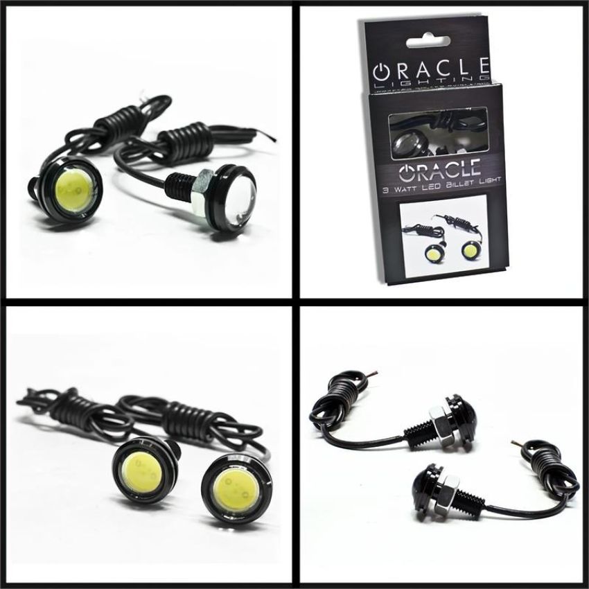 Oracle Lighting 5410-003 3W Universal Cree LED Billet Lights, Red